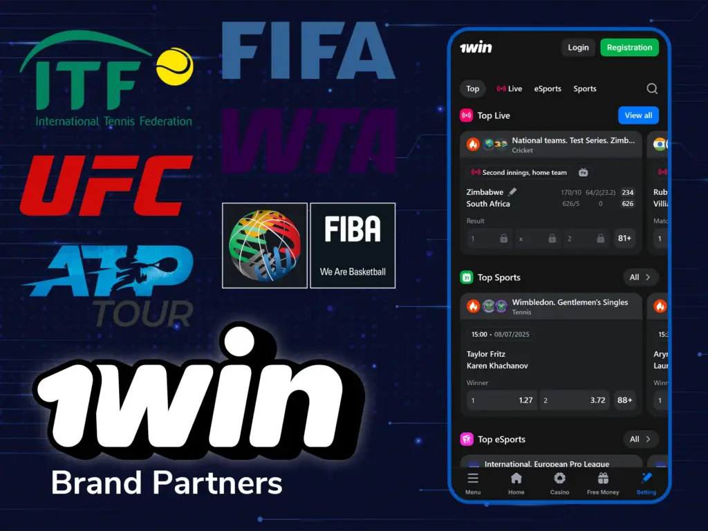 1win partnerships with leading brands and major sports leagues